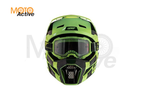 Кроссовый шлем с очками Leatt 3.5 V24 Citrus